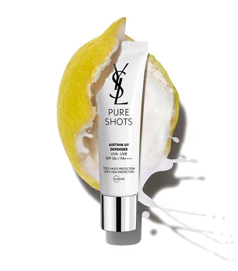 ysl pure shots uv defender|Explore YSL Beauty Pure Shots, skincare for urban life.